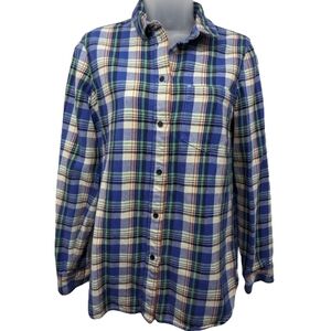 Madewell Heavyweight Tulsa Boyfriend Flannel Sz S